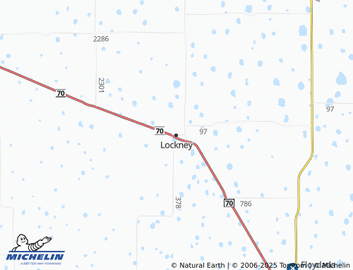 MICHELIN Lockney map - ViaMichelin