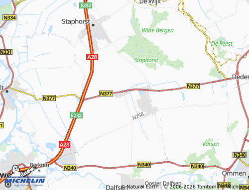 MICHELIN De Meele map - ViaMichelin