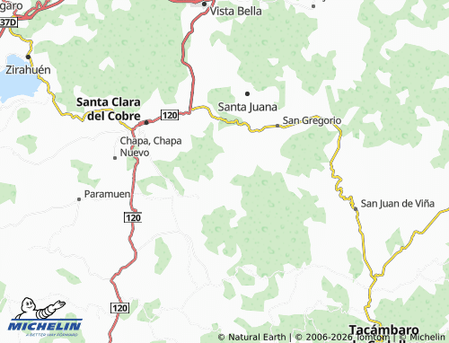 Mapa MICHELIN El Tepetate - ViaMichelin