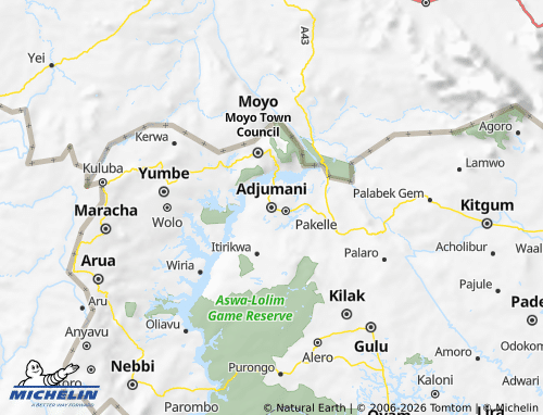 Mappa MICHELIN East Moyo - ViaMichelin