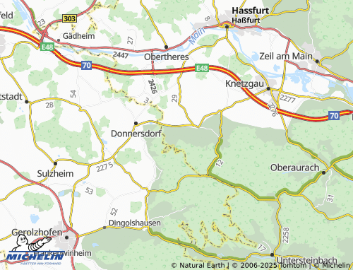 MICHELIN-Landkarte Wohnau - ViaMichelin