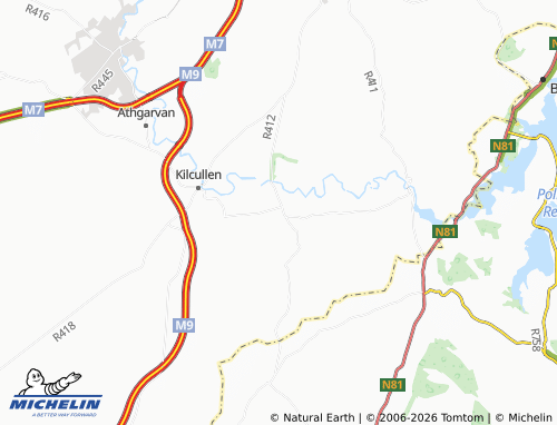 Carte MICHELIN Brannockstown - ViaMichelin