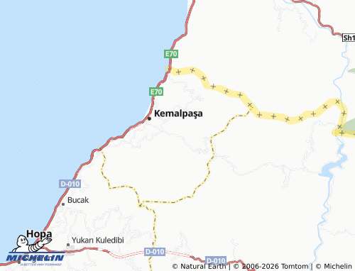 MICHELIN Köprücü map - ViaMichelin
