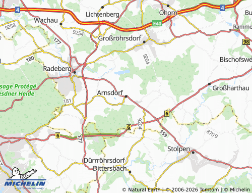MICHELIN-Landkarte Arnsdorf - ViaMichelin