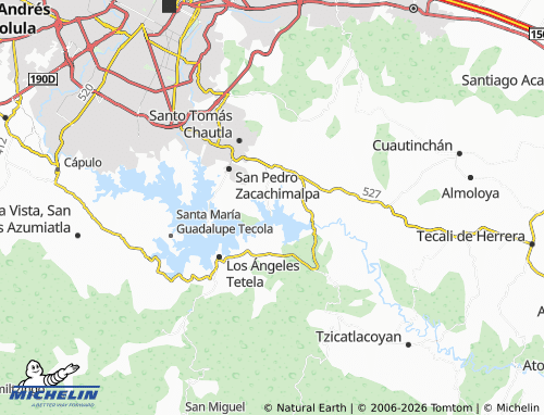 MICHELIN Conjunto Cabañas Valsequillo map - ViaMichelin