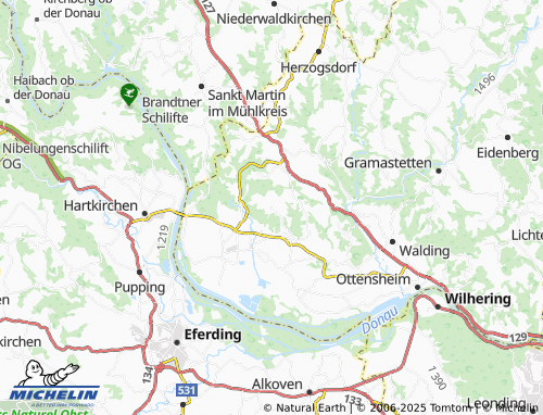 MICHELIN-Landkarte Oberhart - ViaMichelin