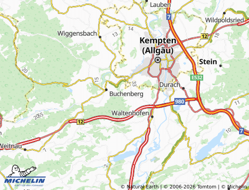 MICHELIN Gösers map - ViaMichelin
