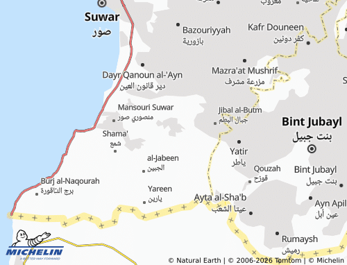 Kaart MICHELIN Zabqeen - ViaMichelin
