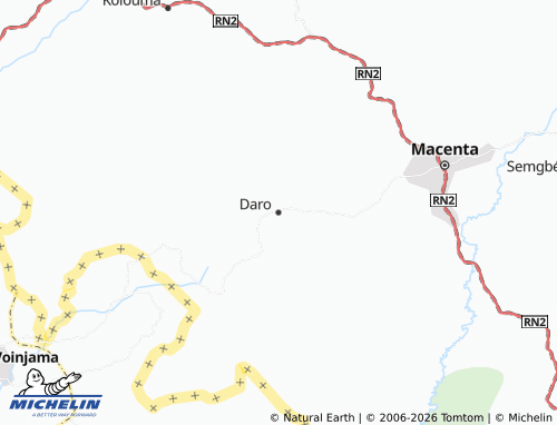 MICHELIN Daro map - ViaMichelin