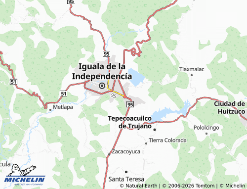 Mapa MICHELIN San Ángel - ViaMichelin