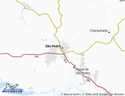 Mapa MICHELIN São Pedro - ViaMichelin