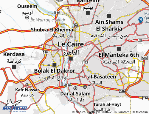 MICHELIN-Landkarte al-Sahah - ViaMichelin