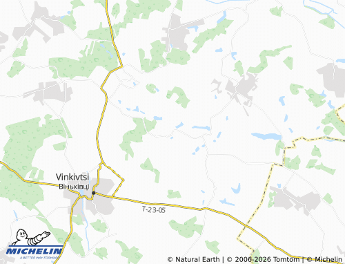 Carte MICHELIN Netechyntsi - ViaMichelin