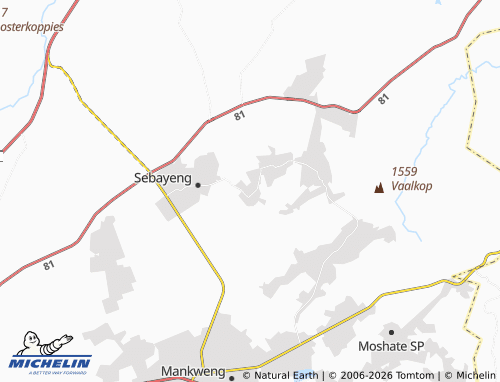MICHELIN-Landkarte Mantheding A - ViaMichelin