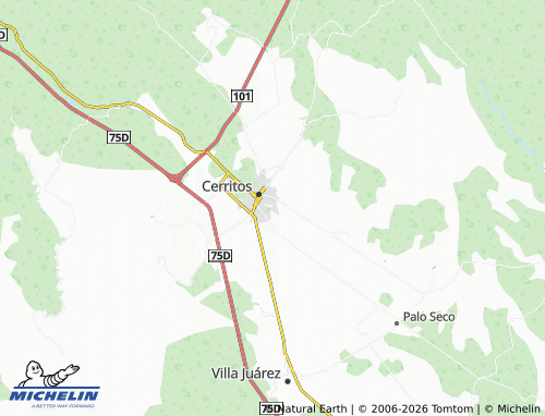Mappa MICHELIN Santa Margarita - ViaMichelin
