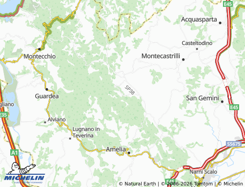 MICHELIN Collicello map - ViaMichelin