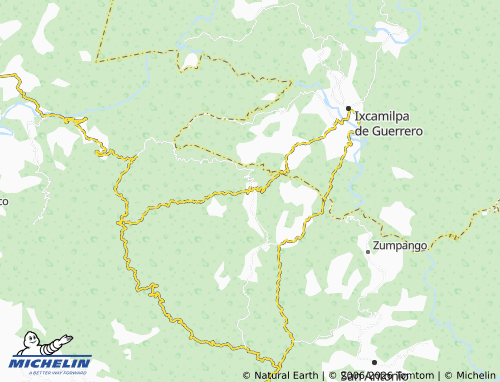 MICHELIN Tecolapa map - ViaMichelin