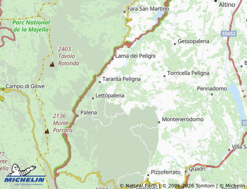 Mappa MICHELIN Colledimacine - ViaMichelin