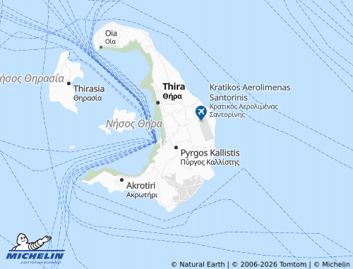 Carte MICHELIN Vothonas - ViaMichelin