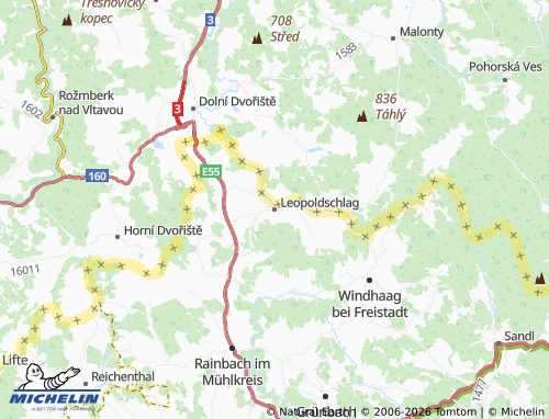 MICHELIN Leopoldschlag map - ViaMichelin