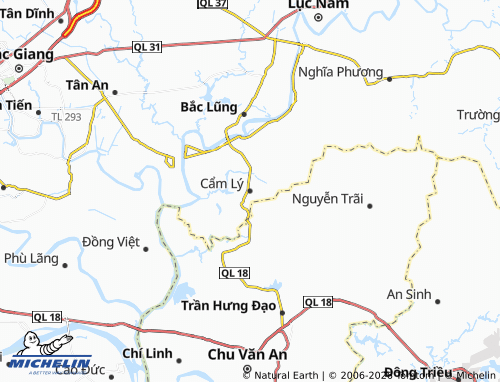 Mapa MICHELIN Cẩm Lý - ViaMichelin