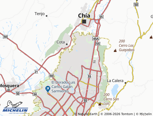 Carte MICHELIN Barajas Norte - ViaMichelin