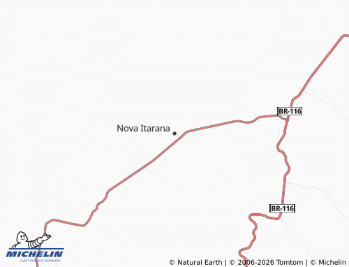 Carte MICHELIN Nova Itarana - ViaMichelin