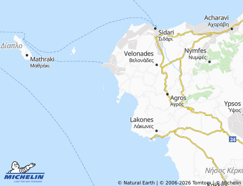 Mapa MICHELIN Afionas - ViaMichelin