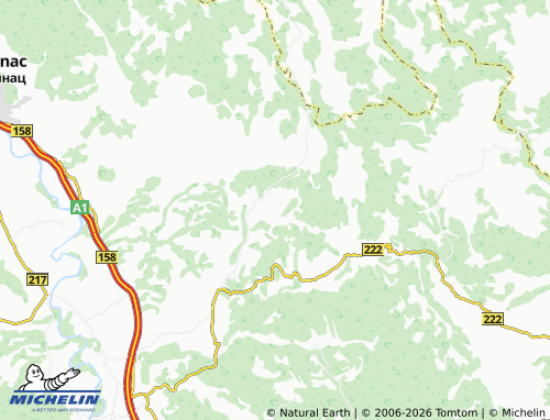 Mapa MICHELIN Vrelo - ViaMichelin