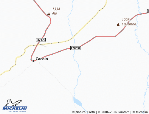 MICHELIN Samuambo map - ViaMichelin