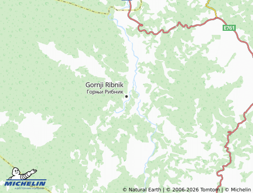 Mappa MICHELIN Gornji Ribnik - ViaMichelin