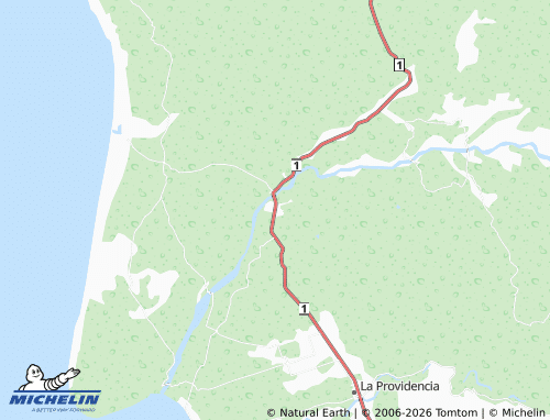 MICHELIN Punta Colónet map - ViaMichelin