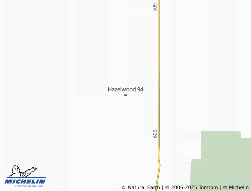 MICHELIN Hazelwood 94 map - ViaMichelin