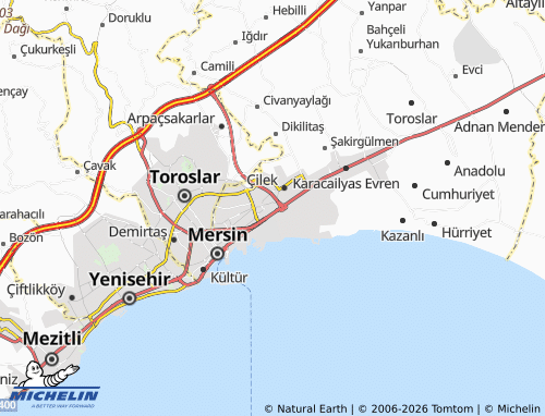 Mappa MICHELIN Özgürlük - ViaMichelin