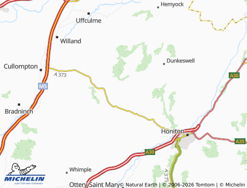 Carte MICHELIN Broadhembury - ViaMichelin