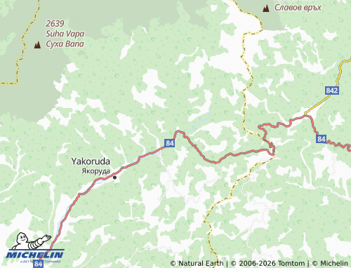 Mappa MICHELIN Cherna Mesta - ViaMichelin