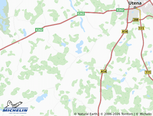 Mappa MICHELIN Pakalniai - ViaMichelin
