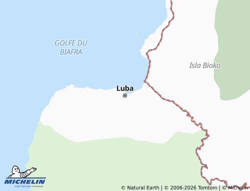 MICHELIN Luba map - ViaMichelin
