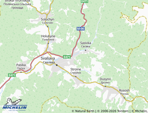 MICHELIN Nelipyno map - ViaMichelin