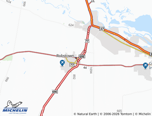 Carte MICHELIN Robstown - ViaMichelin