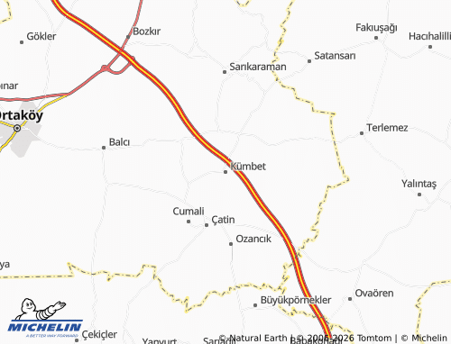 MICHELIN Kümbet map - ViaMichelin