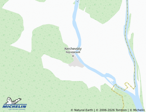 MICHELIN-Landkarte Kerchevskiy - ViaMichelin