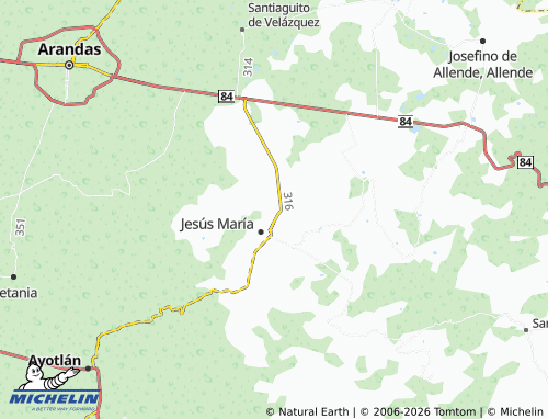 MICHELIN Santa Isabel map - ViaMichelin