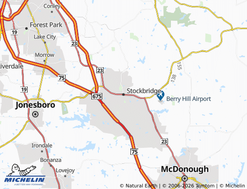 Mappa MICHELIN Stockbridge - ViaMichelin