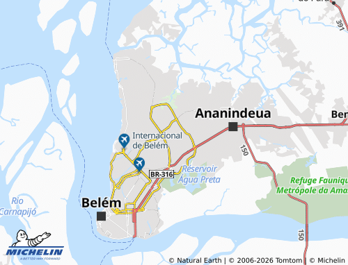 MICHELIN-Landkarte Cabanagem - ViaMichelin