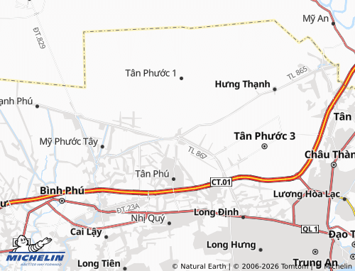 Mapa MICHELIN Tân Phước - ViaMichelin