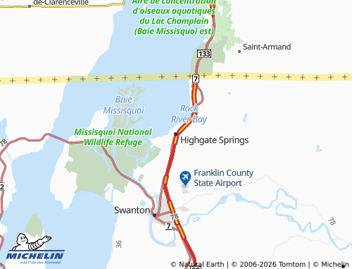 Mappa MICHELIN Highgate Springs - ViaMichelin
