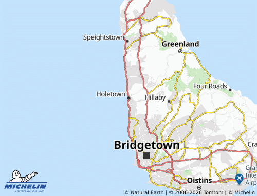 Mapa MICHELIN Holetown - ViaMichelin