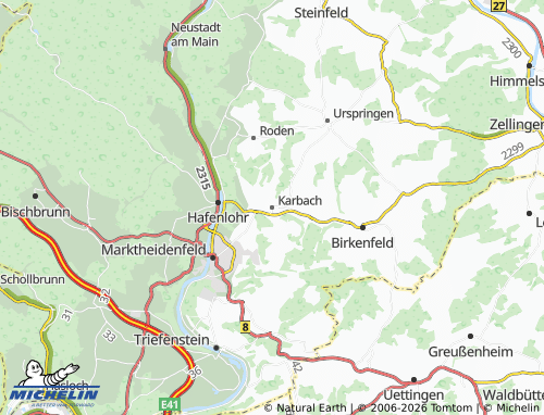 Mappa MICHELIN Karbach - ViaMichelin