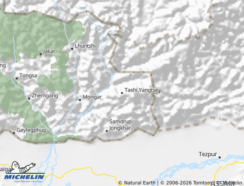 MICHELIN-Landkarte Trashigang - ViaMichelin